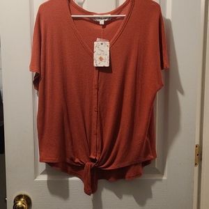 Orange Top Brand New with Tags